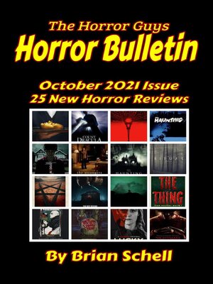 cover image of Horror Bulletin Monthly October 2021